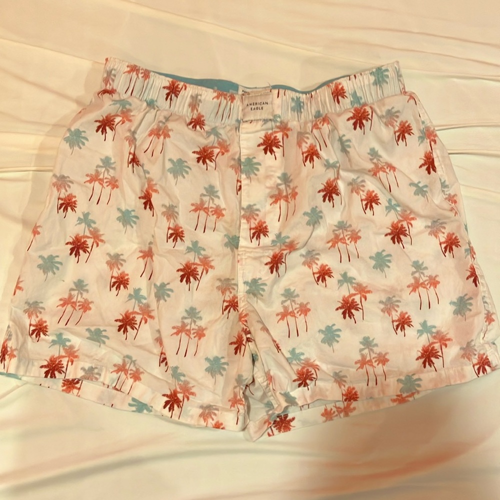 American Eagle Outfitters Red and White Boxers